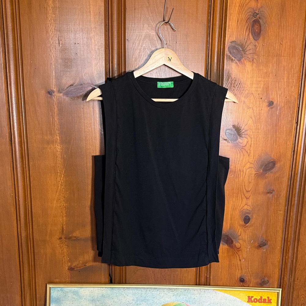United Colors of Benetton Black Sleeveless Top